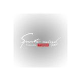 TSC Trd Sports Mind Oto Sticker 30 cm x 11 cm Beyaz Yazı, Yazı-1-511