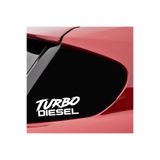 TSC Turbo Dizel Sticker Etiket 15 CM Oto Etiket Kelebek Cam 2 Adet Renkli, 85OTOETİKET-89