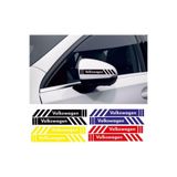 TSC Volkswagen Ayna Sticker Etiket Şerit 15cm Siyah, EyM214