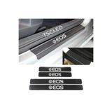 TSC Volkswagen Eos Karbon Kapı Eşiği Koruma Sticker Çok Renkli 4'lü Set, HIL11Aa220