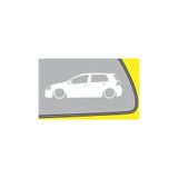 TSC Volkswagen Golf Mk5 Basık Kasa Sticker Kelebek Cam Yapıştırması Siyah Çok Renkli, Siyah1b17