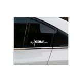 TSC Volkswagen Golf Vw Nabız Kalp Atışı Sticker 2 Adet Sağ Sol Çok Renkli, RENK-A-103
