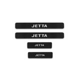 TSC Volkswagen Jetta Carbon Fiber Kapı Eşiği Yazısı Sticker 4 Adet Çok Renkli, L146
