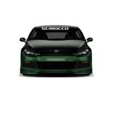 TSC Volkswagen Scirocco Ön Cam Araba Sticker Beyaz, Z967