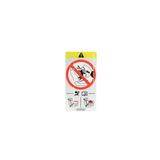 TSC VW 5G0010029J Hava Yastığı Airbag Uyarı Etiketi Sticker, AIRBAG2K30, Çok Renkli