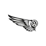 TSC VW Volkswagen Ayna Sticker 1 Çift Çok Renkli, Z2144