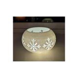 TSC Yılbaşı Hediyelik Eşya Kar tanesi Mum Led 12CM