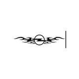 TSC Z1496 Opel Alev Desenli Etiket Modifiye 30cm Yapıştırma Sticker