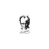 TSC Z15 İmzalı Atatürk Silüet 17 cm X 30 Oto Sticker