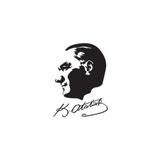 TSC Z16 İmzalı Atatürk Silüet 15 cm X 20 Oto Sticker
