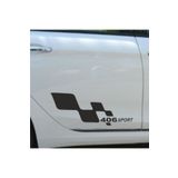 TSC Z1610 Peugeot 406 Yan Kapı Sport Sağ Sol 2'li Araba Sticker
