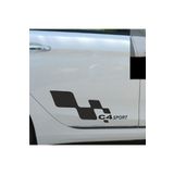 TSC Z1818 Citroen C4 Yan Sport Sağ Sol 2'li Araba Sticker