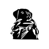 TSC Z1956 Ördek Avı Labrador Köpek Çıkartması Araba Sticker