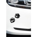 TSC Z1969 Zar Atma Araba Resim Yapıştırma Sticker