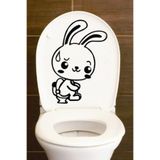 TSC Z1989 Klozet Banyo Komik Resim 6 Araba Sticker