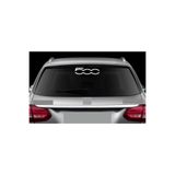 TSC Z399 Fiat 500 Araba Arka Cam Yapıştırma Sticker