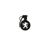 TSC Z778 Peugeot Komik El Bombası Araba Sticker