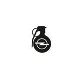 TSC Z779 Opel Komik El Bombası Araba Sticker