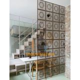 Tsd Dekorasyon Ahşap Oda Bölücü/seperatör/duvar Paneleri - 28 x 28 - Ceviz