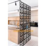Tsd Dekorasyonahşap Oda Bölücü/seperatör/duvar Panelleri - 28 x 28 - Siyah