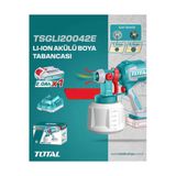 Tsglı20042e Lı-Ion Akülü Boya Tabancası 20V 2.0 Ah Nms Hırdavat