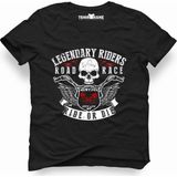 Tshirthane American Ride or Die Siyah Erkek T-shirt