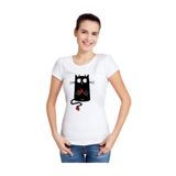 Tshirthane Angel Cat Devil Cat Sevgili Kombinleri Sweatshirt