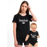 Tshirthane Annesinin Veliahtı Zıbın (Tek Ürün Fiyatıdır Kombin Yapmak Için 2 Adet Sepete Ekleyiniz) - 1 - 2 Yaş - Siyah