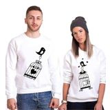 Tshirthane Aşık Kuşlar Sevgili Kombinleri Sweatshirt Kombini, Erkek, M-Tek Ürün Fiyatıdır, Kombin Yapmak İçin En Az 2 Adet Sepete Ekleyiniz