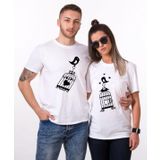Tshirthane Aşık Kuşlar Sevgili Kombinleri T-shirt Kombini