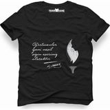 Tshirthane Atatürk Baş Öğretmen Siyah Erkek T-Shirt - XL