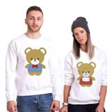 Tshirthane Ayıcık Sevgili Kombinleri Sweatshirt Kombini, Kadın, L-Tek Ürün Fiyatıdır, Kombin Yapmak İçin En Az 2 Adet Sepete Ekleyiniz