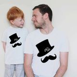 Tshirthane Baba Oğul Big Man Lil Man Tshirt (Tekli Üründür Kombin Yapmak Için 2 Adet Sepete Ekleyiniz) - 2 Yaş - 001-Beyaz