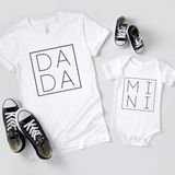 Tshirthane Baba Oğul Dada Mini Zıbın Tshirt (Tek Ürün Fiyatıdır Kombin Yapmak Için 2 Adet Sepete Ekleyiniz) - 9 - 10 Yaş - Beyaz