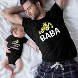 Tshirthane Baba Oğul Inşaat Araçları Zıbın (Tek Ürün Fiyatıdır Kombin Yapmak Için 2 Adet Sepete Ekleyiniz) - 9 - 12 Ay - Siyah