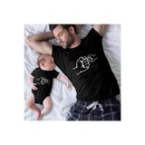 Tshirthane Baba Oğul Kız En Iyi Dost Zıbın (TEK ÜRÜN FİYATIDIR KOMBİN YAPMAK IÇİN 2 ADET SEPETE EKLEYİNİZ)