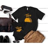 Tshirthane Baba Oğul Taco Taquito Zıbın Tshirt (Tek Ürün Fiyatıdır Kombin Yapmak Için 2 Adet Sepete Ekleyiniz) - 5 - 6 Yaş - Siyah