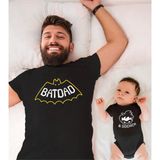 Tshirthane Batdad Sidekick Baba Oğul Kız (Tek Ürün Fiyatıdır Kombin Yapmak Için En Az 2 Adet Sepete Ekleyiniz) - 18 - 24 Ay - Siyah