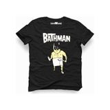 Tshirthane Bathman Komik Baskılı Erkek Dar Kesim Slim Fit T-Shirt