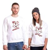 Tshirthane Bir Elmanın İki Yarı Sevgili Kombinleri Sweatshirt Kombini, Erkek, XS-Tek Ürün Fiyatıdır, Kombin Yapmak İçin En Az 2 Adet Sepete Ekleyiniz