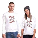 Tshirthane Bir Elmanın İki Yarı Sevgili Kombinleri Sweatshirt Kombini, Kadın, XL-Tek Ürün Fiyatıdır, Kombin Yapmak İçin En Az 2 Adet Sepete Ekleyiniz