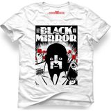 Tshirthane Black Mirror White Bear Beyaz Erkek T-Shirt - XL