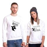 Tshirthane Boo Witch Sevgili Kombinleri Sweatshirt Kombini, Erkek, XL-Tek Ürün Fiyatıdır, Kombin Yapmak İçin En Az 2 Adet Sepete Ekleyiniz