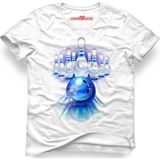 Tshirthane Bowling Strike Beyaz Erkek T-Shirt - M