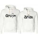 Tshirthane Bride Groom Sevgili Kombinleri T-shirt Kombini