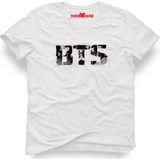 Tshirthane Bts Beyaz Erkek T-Shirt