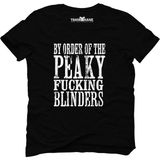 Tshirthane By Order Of Thepeaky Blinders Tommy Shelby Siyah Erkek T-Shirt