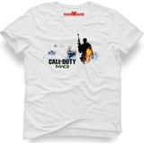Tshirthane Call Of Duty Mw3 Beyaz Erkek T-Shirt - XL