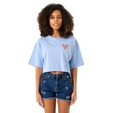 Tshirthane Call Of Duty Vanguard Logo Bebe Mavi Kadın Crop Tshirt