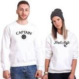 Tshirthane Captain First Mate Sevgili Kombinleri T-shirt Kombini